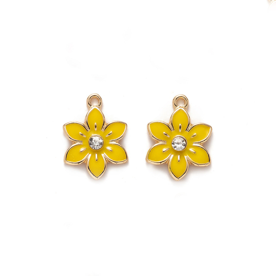 Z20 Hexapetalous Flower Charms(10pcs)