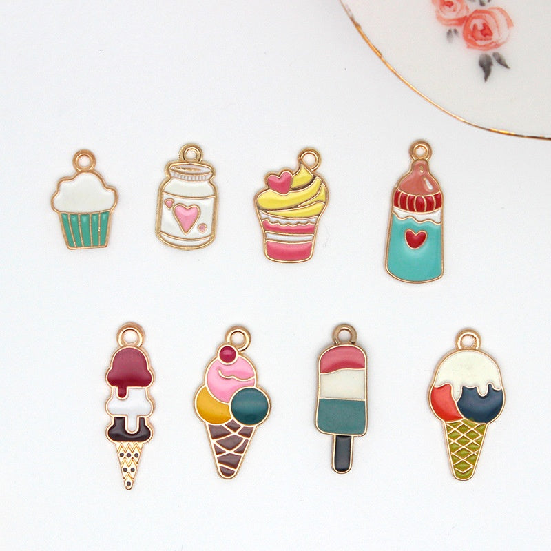 Z154 Ice Cream Charms(10pcs)
