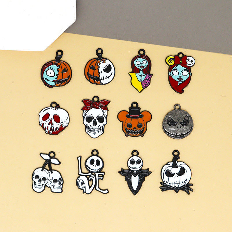Z186 Halloween Charms(12pcs)