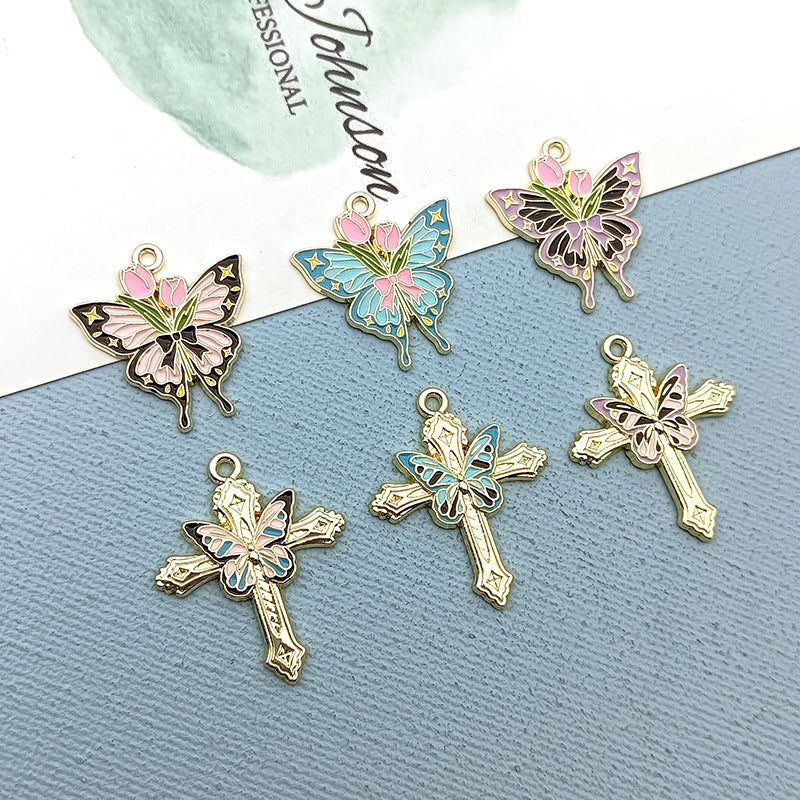 Z313 Butterfly Cross(10pcs)