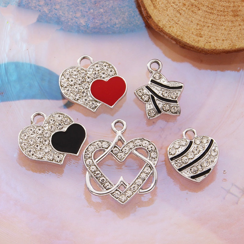Z61 Heart Charms(10pcs)