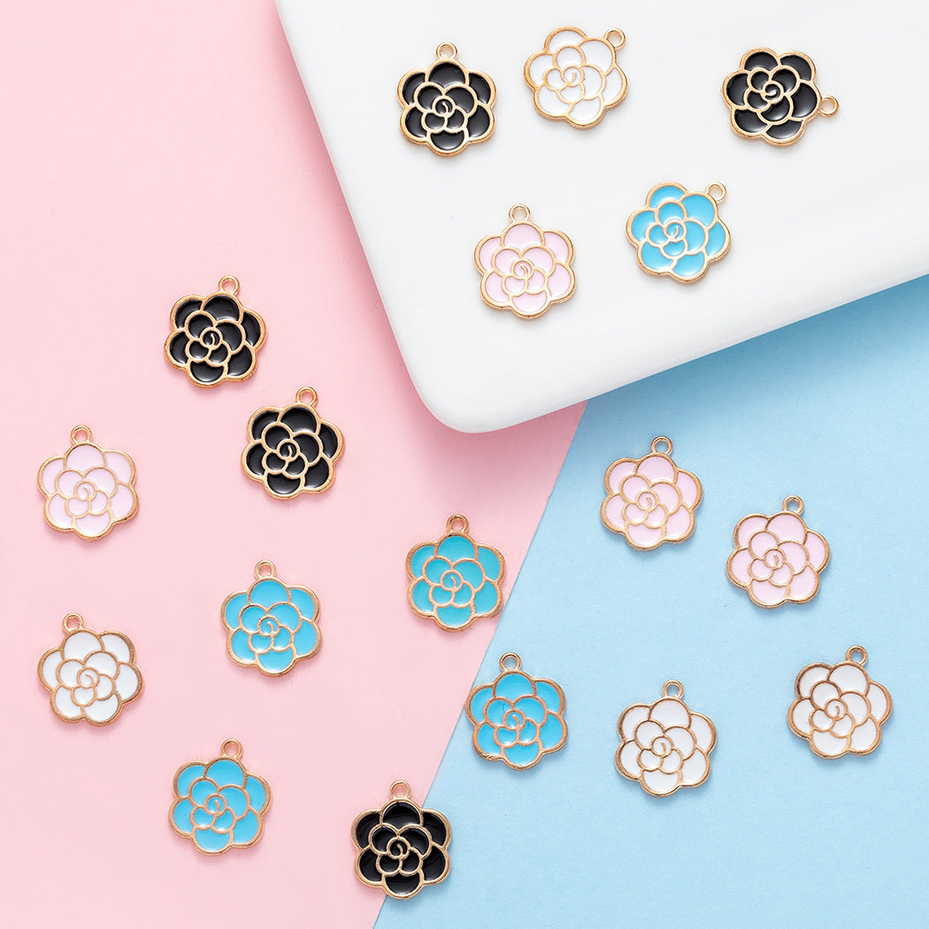 Z14 Peony Charms(10pcs)