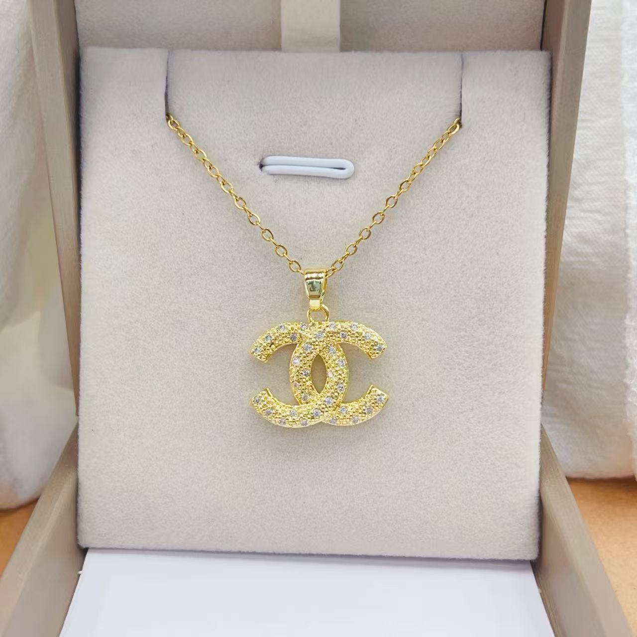 C45 CC Necklace Earrings