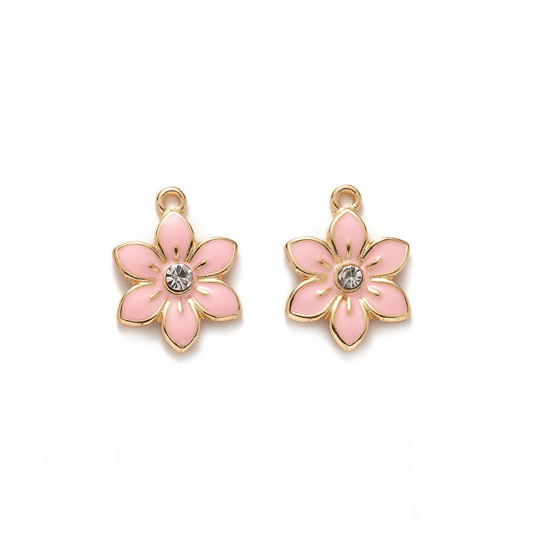 Z20 Hexapetalous Flower Charms(10pcs)