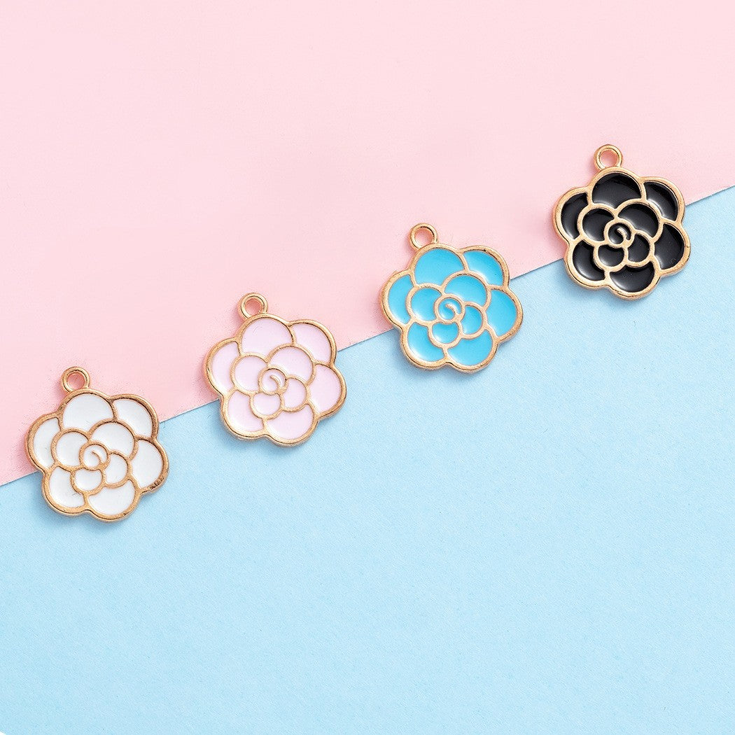 Z14 Peony Charms(10pcs)