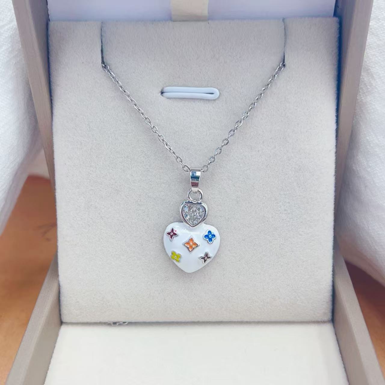 C67 LV Necklace Earrings
