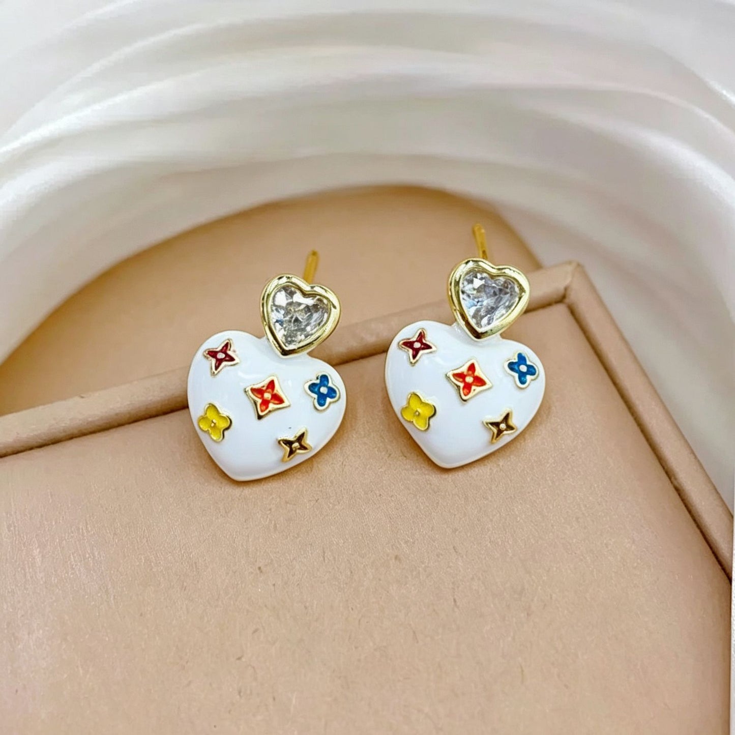C67 LV Necklace Earrings