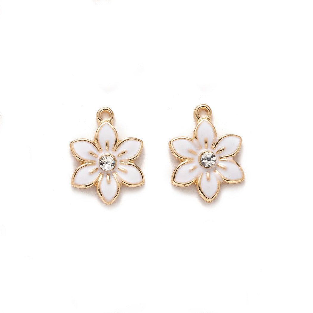 Z20 Hexapetalous Flower Charms(10pcs)