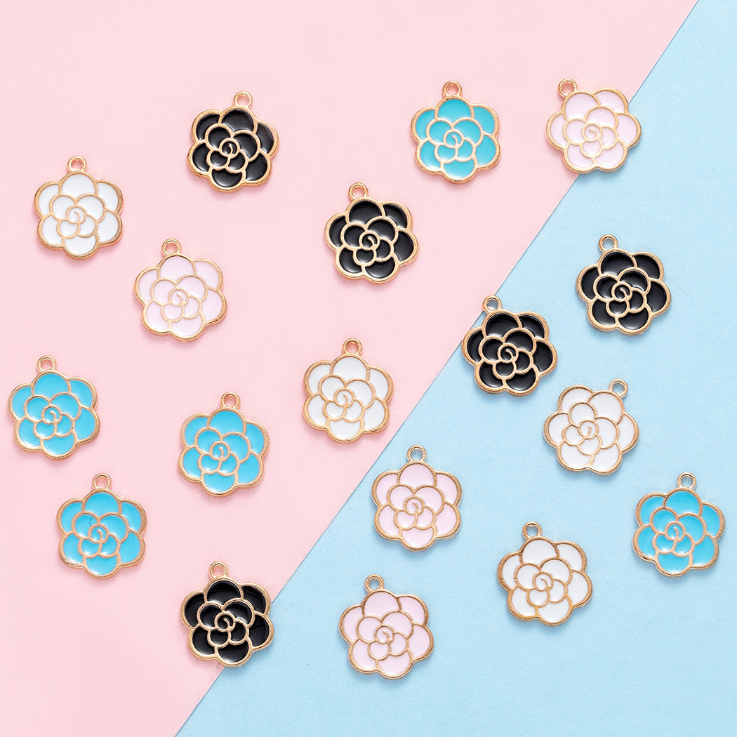 Z14 Peony Charms(10pcs)