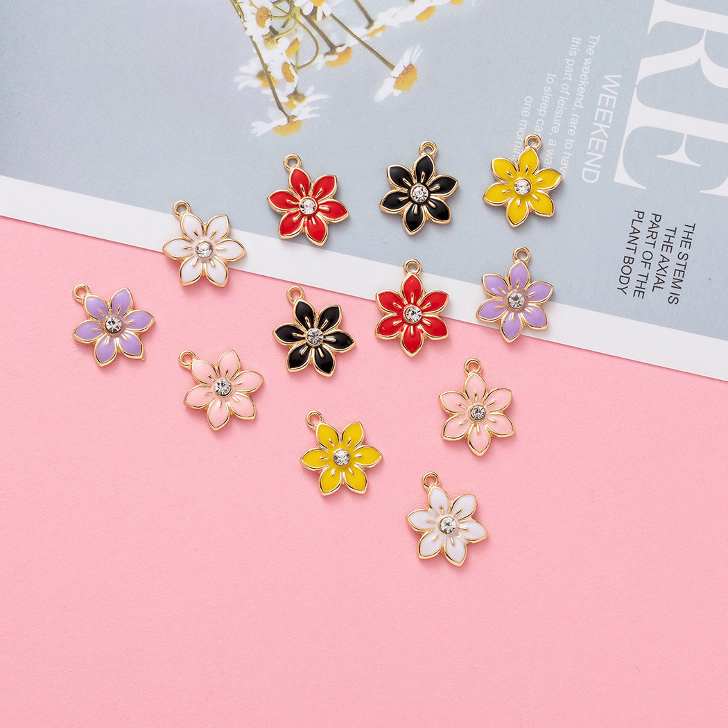 Z20 Hexapetalous Flower Charms(10pcs)