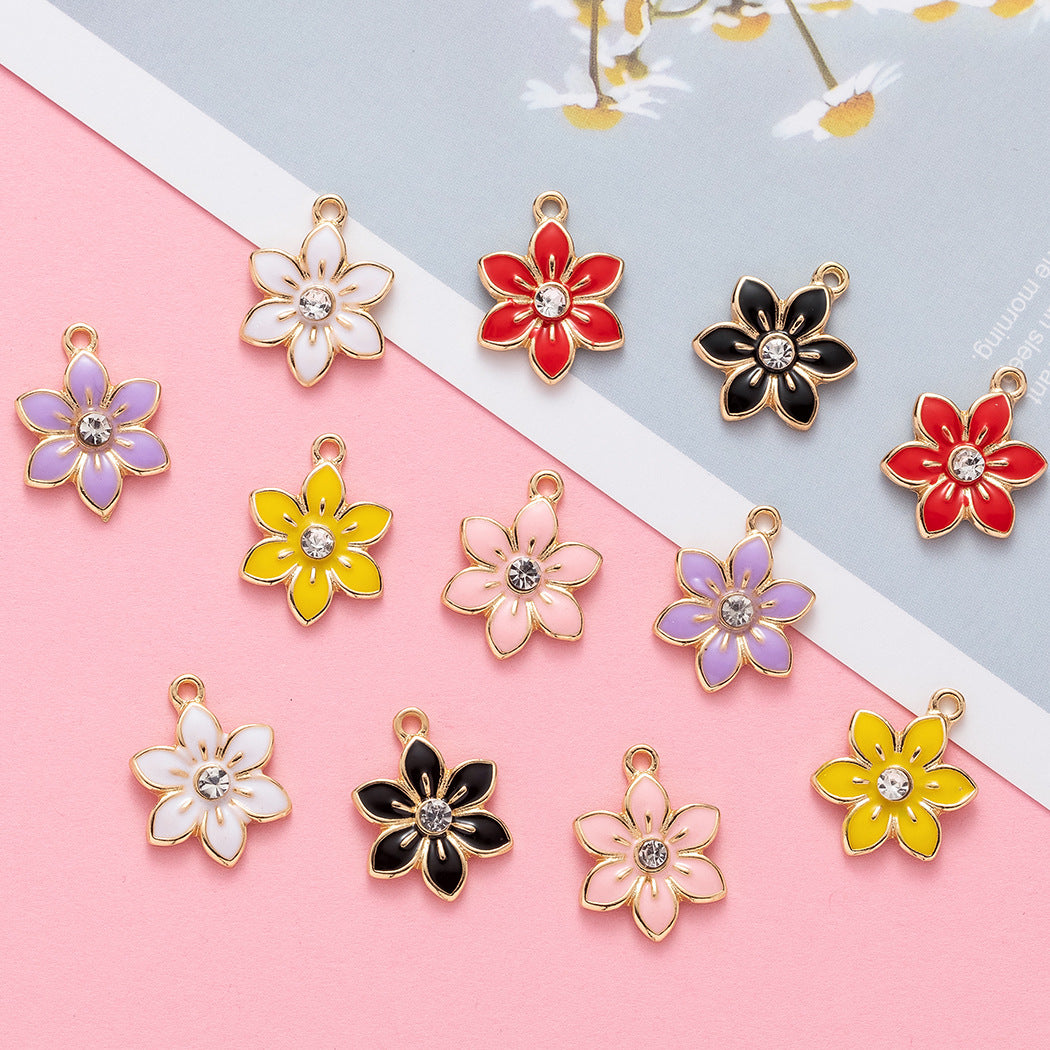 Z20 Hexapetalous Flower Charms(10pcs)