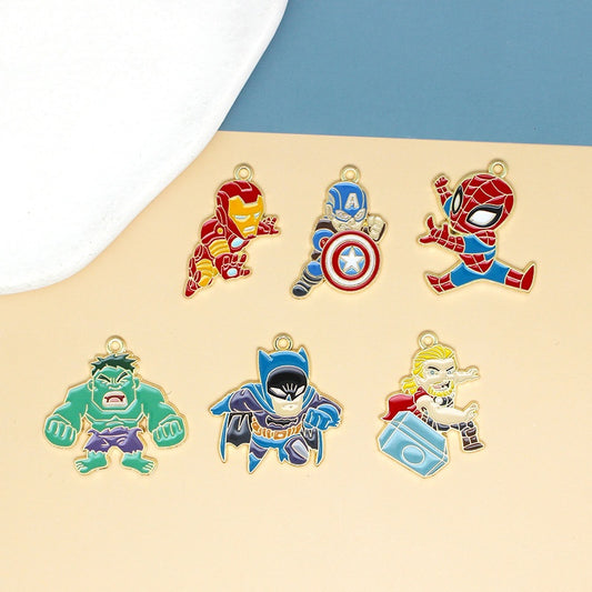 Z130 Marvel Heroes Charms(10pcs)