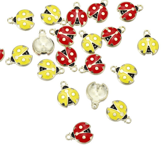 Z144 Ladybird Charms(10pcs)
