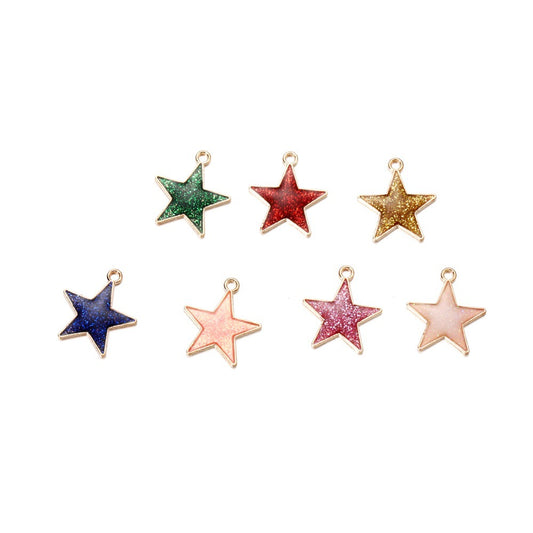 Z145 Stars Charms(10pcs)