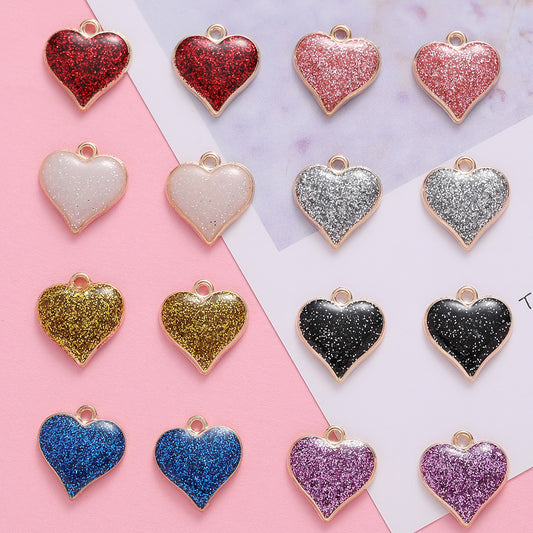 Z155 Heart Charms(10pcs)