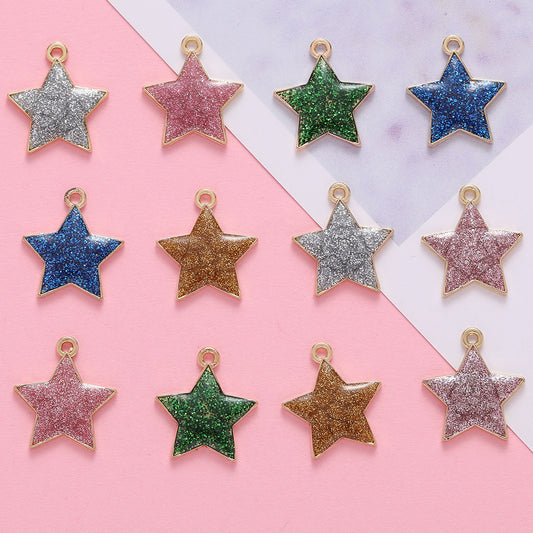 Z156 Star Charms(10pcs)