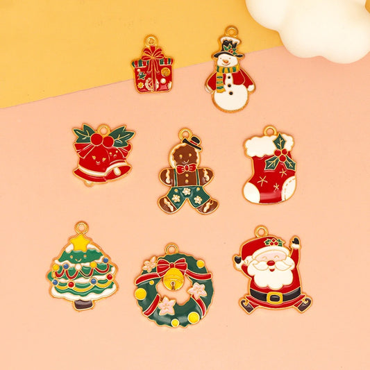 Z162 Christmas Charms(10pcs)