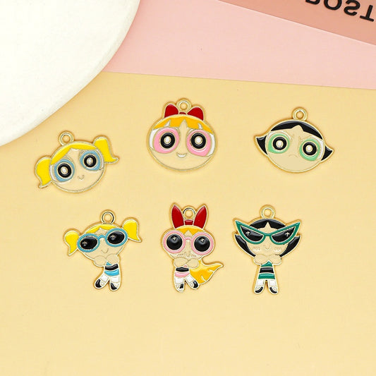 Z165 Powerpuff Girls Charms(10pcs)