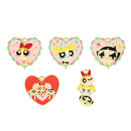 Z173 Powerpuff Girls Charms(10pcs)