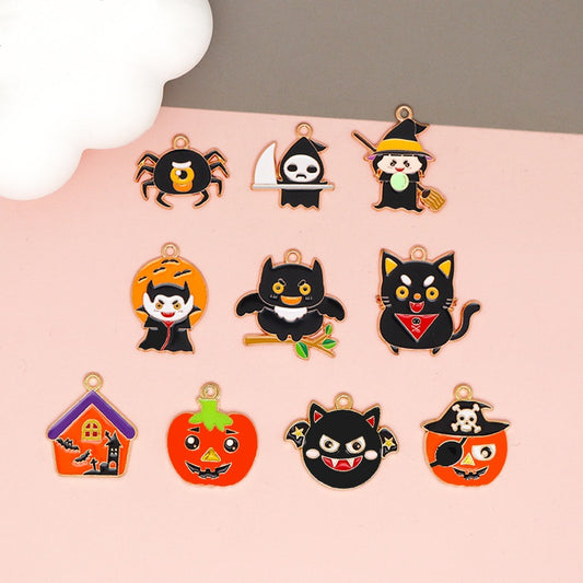 Z184 Halloween Charms(10pcs)