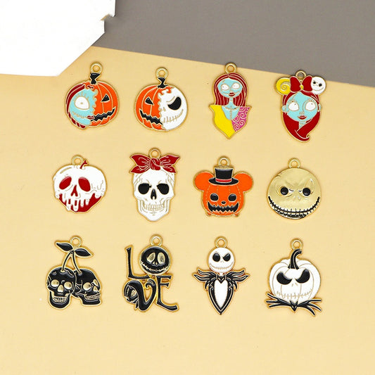 Z186 Halloween Charms(12pcs)