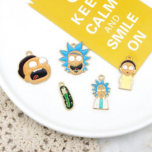 Z188 Rick and Morty Charms(10pcs)