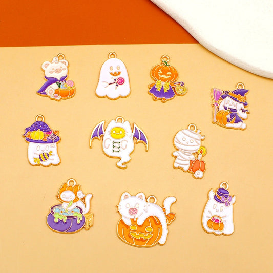 Z189 Halloween Charms(10pcs)