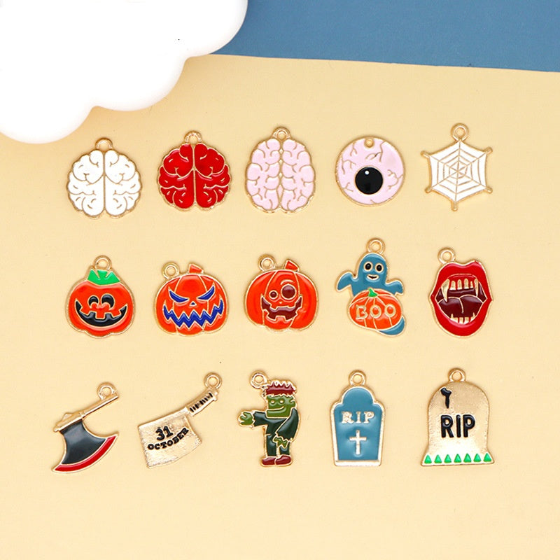 Z190 Halloween Charms(16pcs)