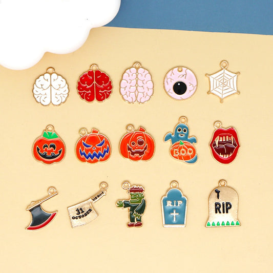 Z190 Halloween Charms(16pcs)