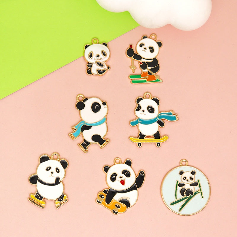 Z236 Panda Charms(10pcs)