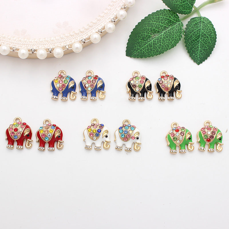 Z326 Elephant Charms(10pcs)