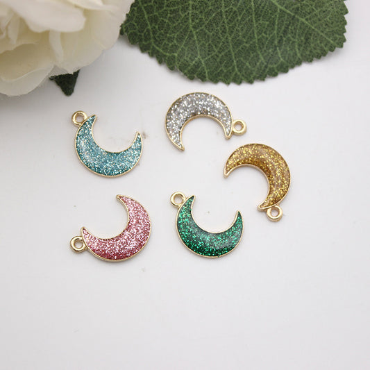 Z330 Moon Charms(10pcs)