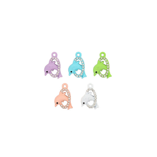 Z344 Dolphin Charms(10pcs)